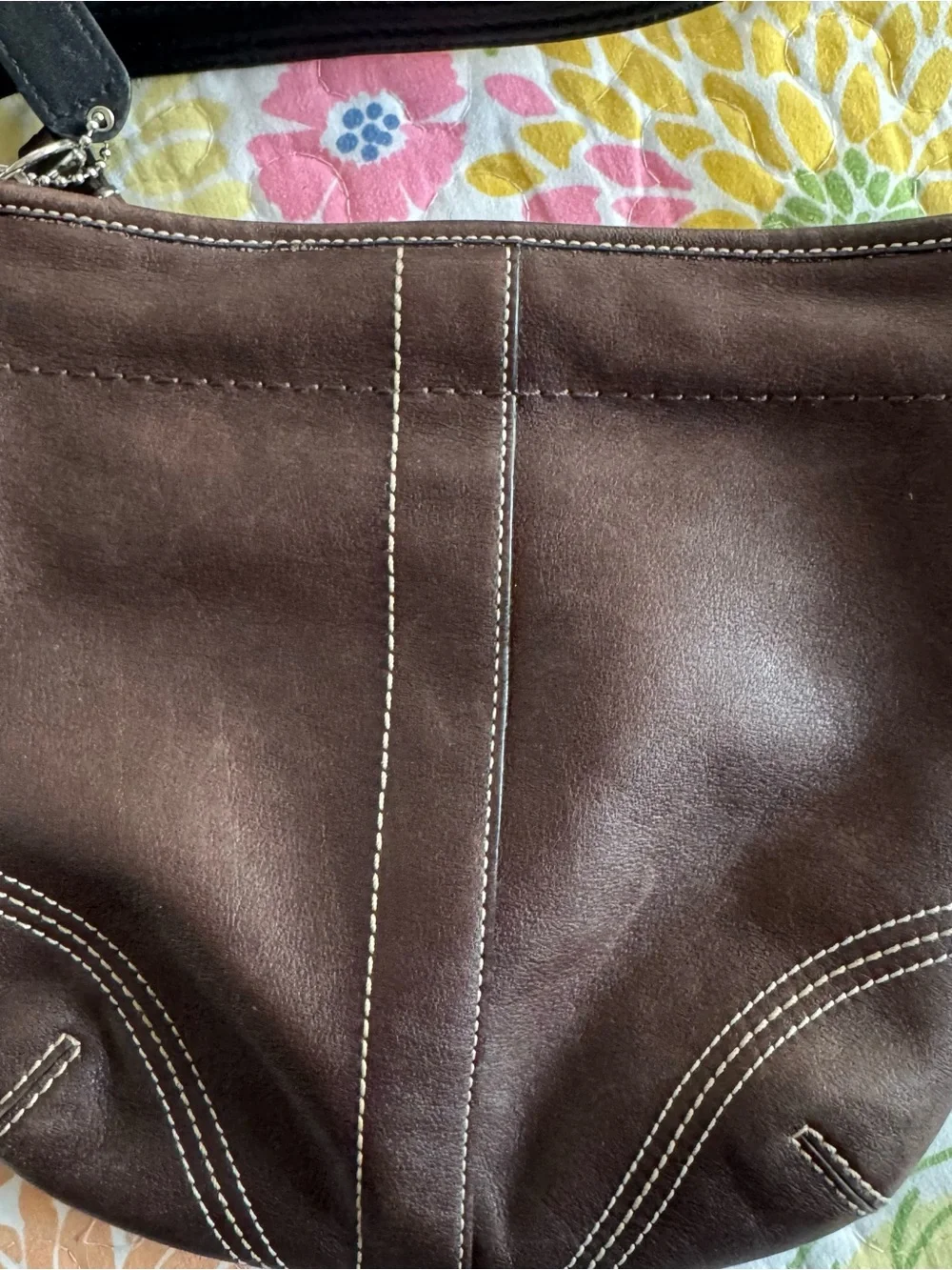 Coach brown leather crossbody vintage - Picture 5 of 7